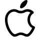 Apple Inc icon in Windows 11 Outline style